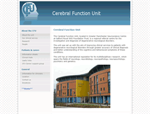 Tablet Screenshot of cerebralfunctionunit.co.uk